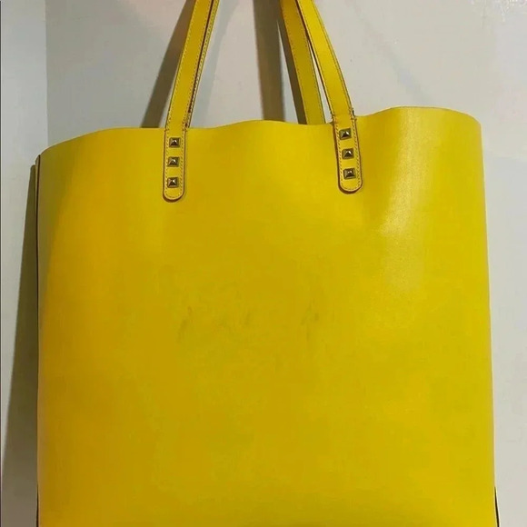 Rebecca Minkoff large yellow tote handbag - Picture 2 of 16
